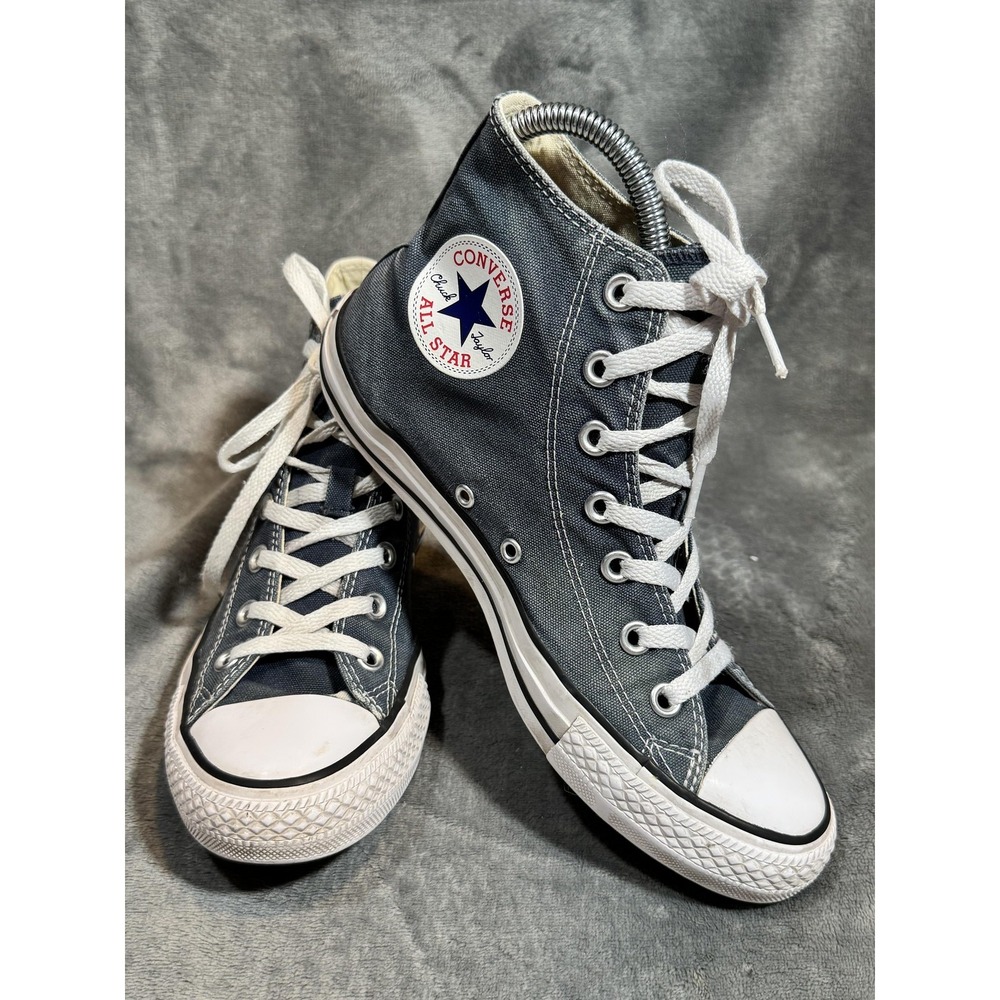 Converse Chuck Taylor All Star Shoes Mens Size 6 Blue Canvas High Top Womens 8